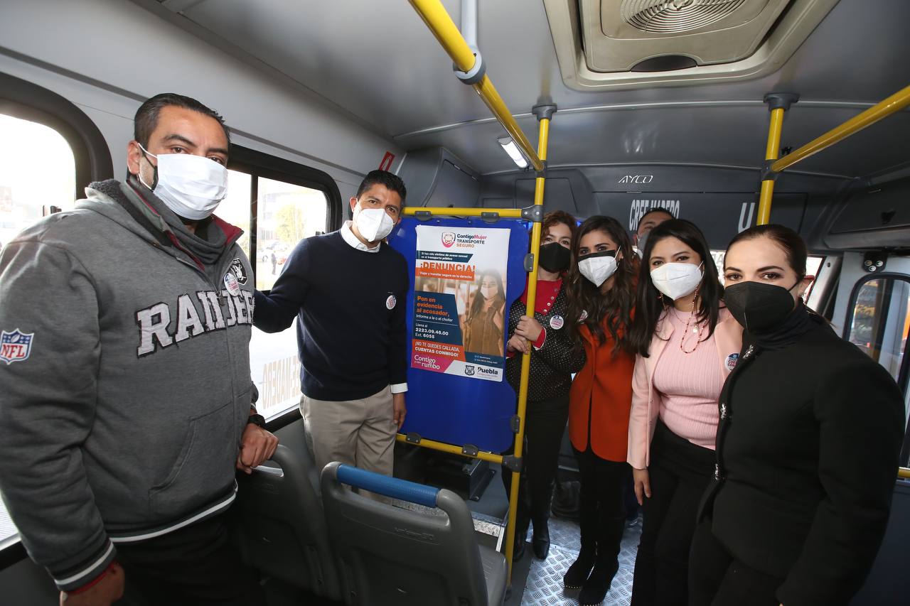 Ponen en marcha programa de prevención de acoso en el transporte público