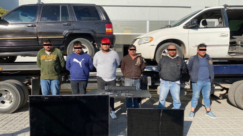 Desarticulan banda presuntamente dedicada al robo en San Andrés Cholula