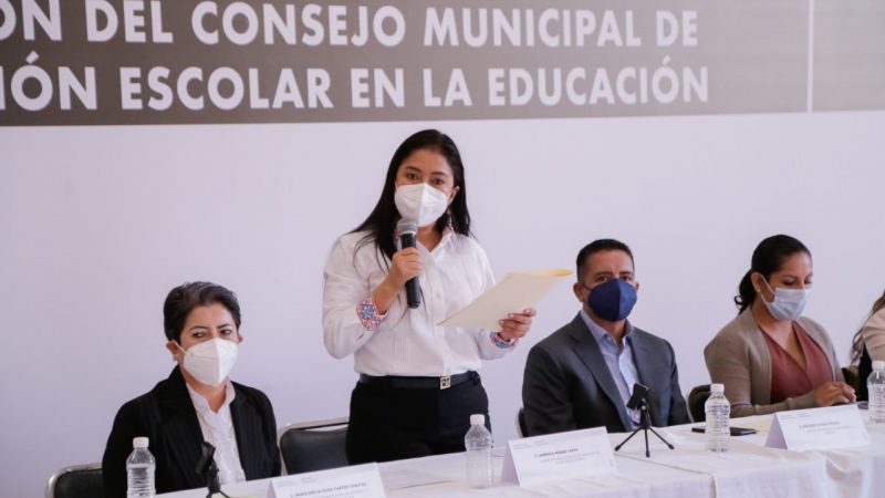 Rinde protesta Consejo Municipal de Participación Escolar de San Andrés Cholula