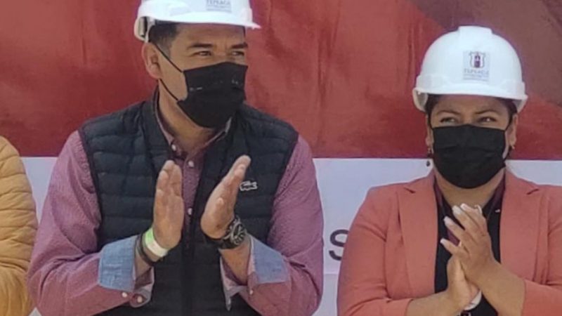 Inaugura Pepe Huerta rehabilitación de carretera a San Felipe Tenextepec, en Tepeaca