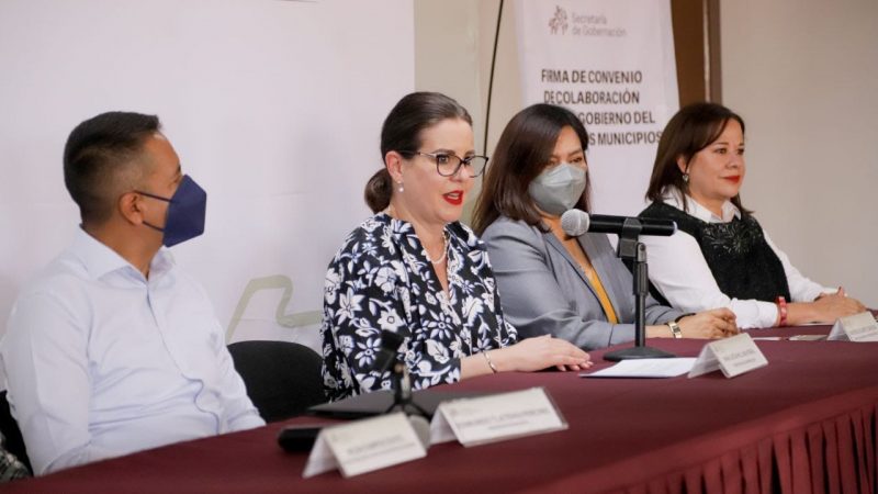 Firma Segob y San Andrés Cholula convenio sobre Alerta de Género