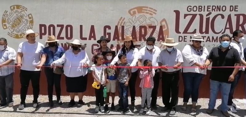 Rehabilita ayuntamiento de Izúcar de Matamoros pozo de agua en La Galarza