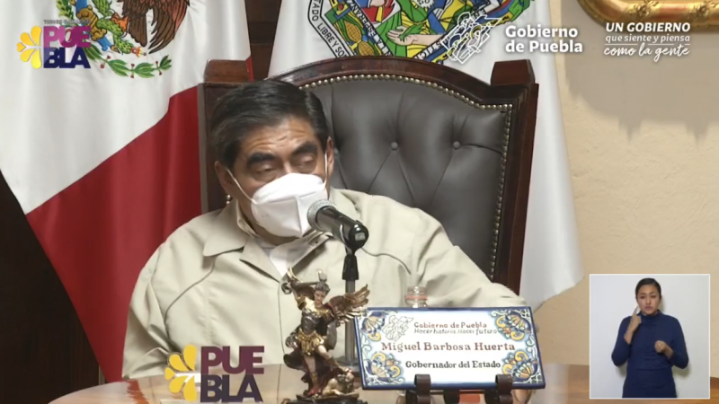 Confirma el gobernador Miguel Barbosa dos casos de viruela símica en Puebla