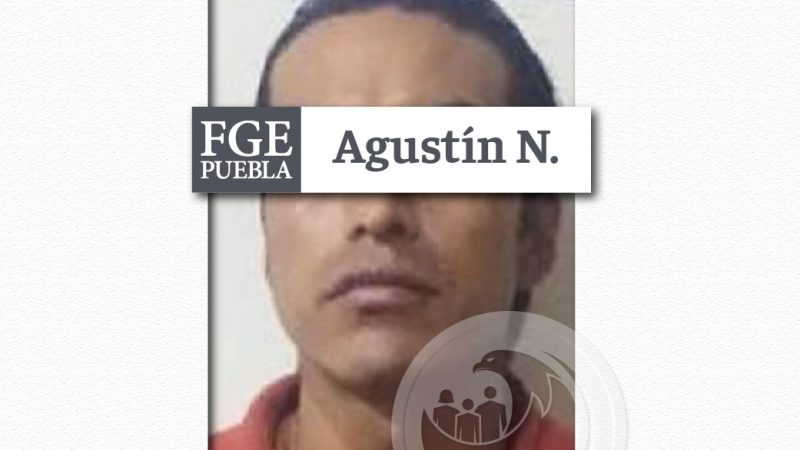 Agustín “N”, está acusado de violar a una menor en el municipio de Atempan