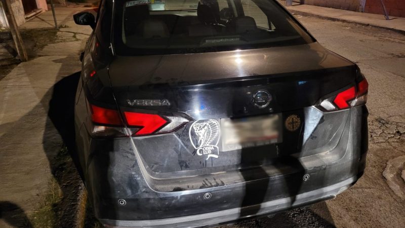 Recuperan en San Andrés Cholula auto robado
