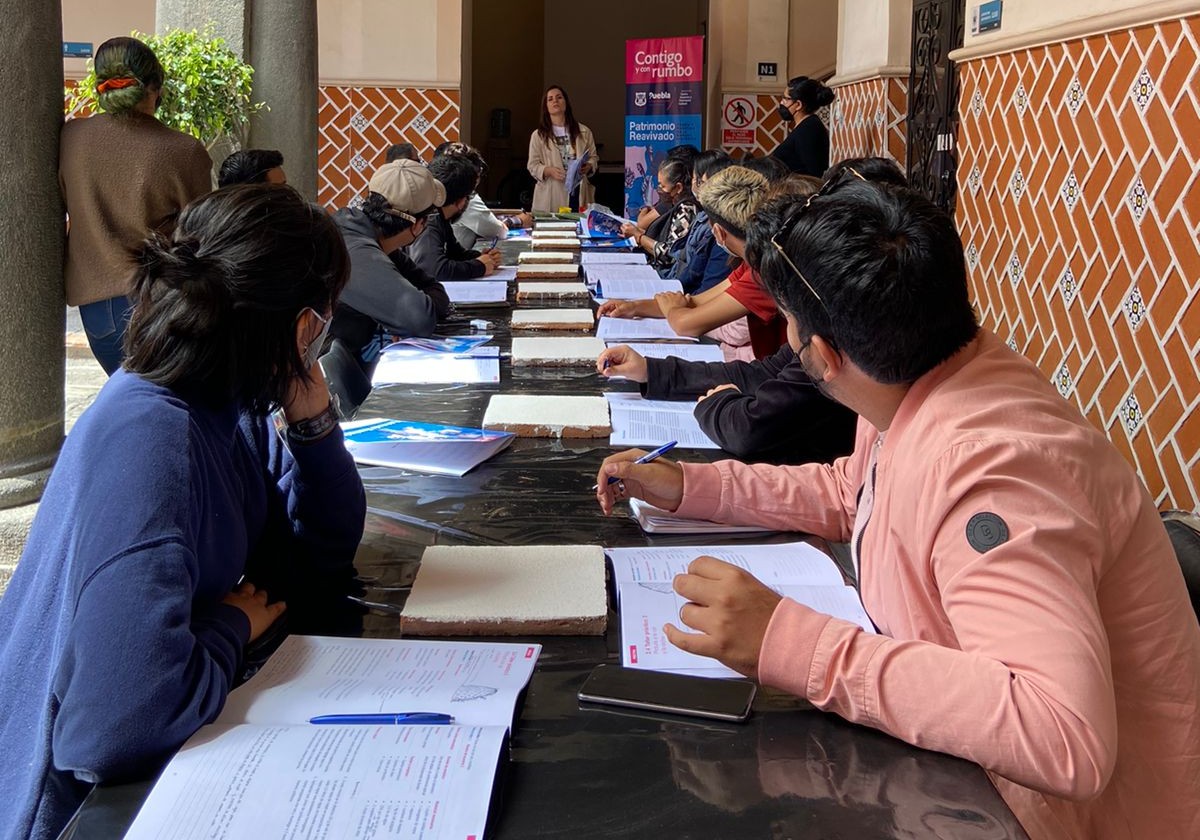 Promueven conservación del Centro Histórico de Puebla con talleres gratuitos