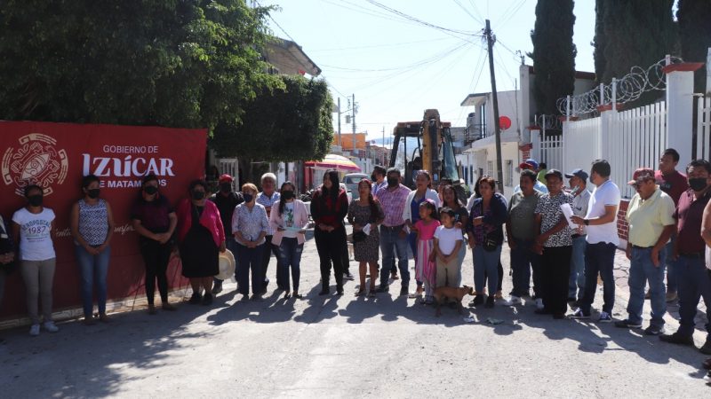 Inician obras de infraestructura en Izúcar de Matamoros