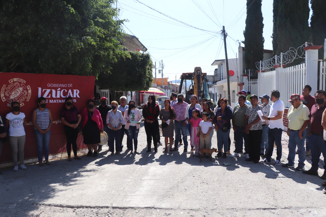 Inician obras de infraestructura en Izúcar de Matamoros