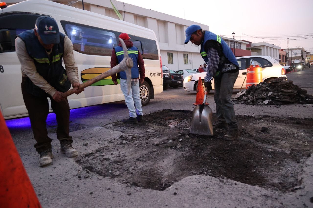 Ayuntamiento de Puebla se propone acabar con los baches antes de que acabe el año