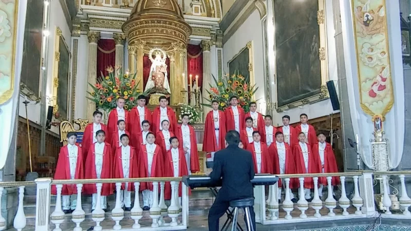 Anuncian “Niños Cantores de Puebla” concierto navideño en Catedral