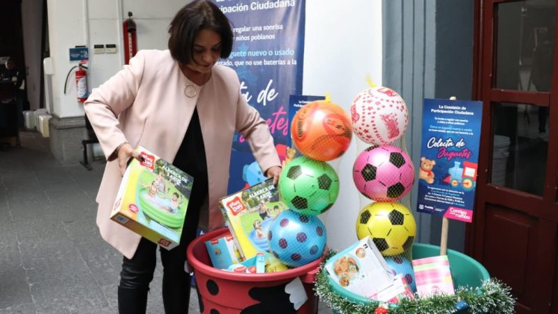 Invitan regidores de la capital de Puebla a donar juguetes para niñas y niños del municipio