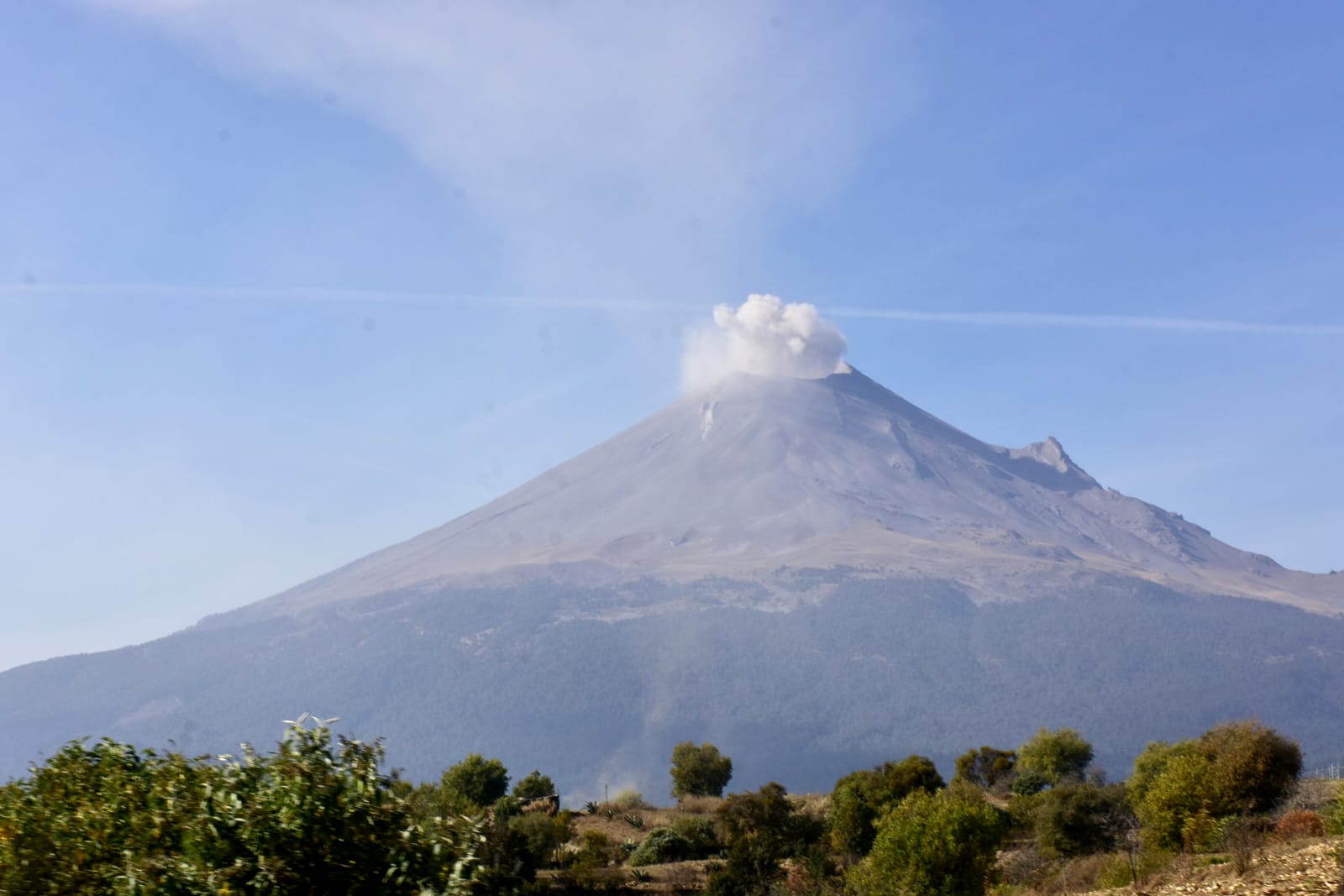Verifica SEGOB rutas de evacuación del Popocatépetl