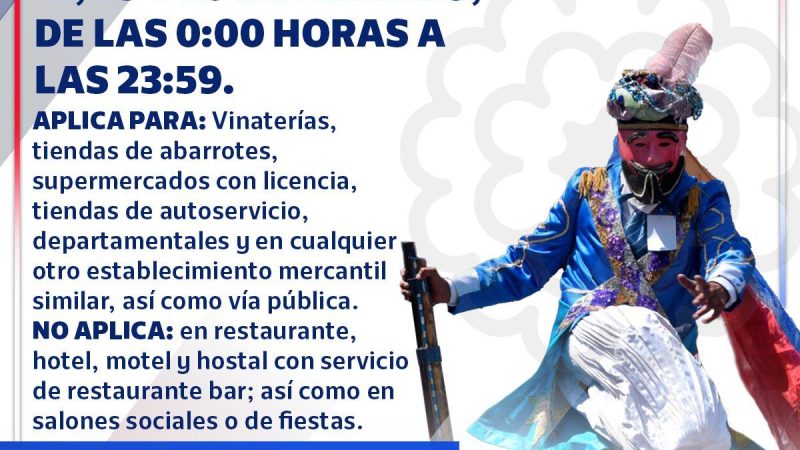 Prohibirán venta de alcohol durante Carnaval de San Pedro Cholula