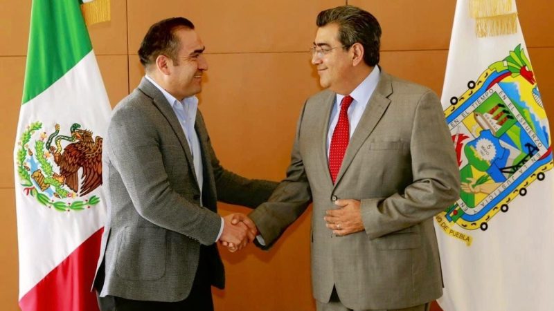 Sostiene reunión Mario Castro con el gobernador Sergio Salomón