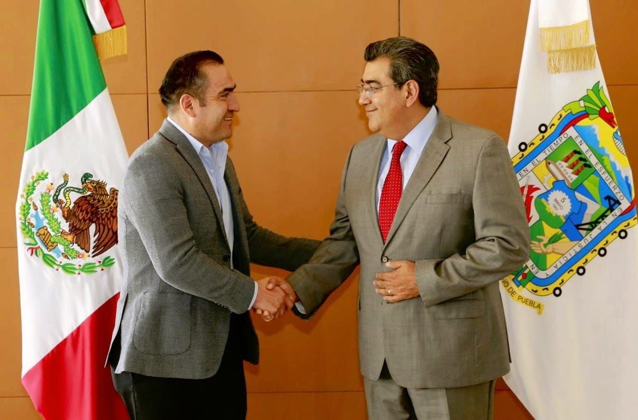 Sostiene reunión Mario Castro con el gobernador Sergio Salomón