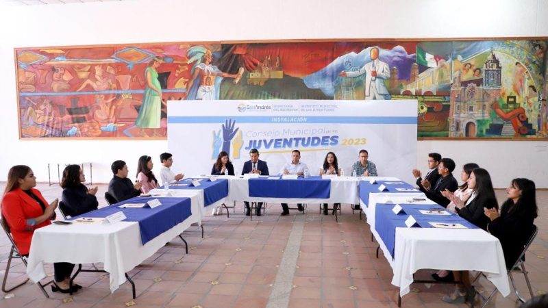 Instalan en San Andrés Cholula Consejo Municipal de las Juventudes 2023