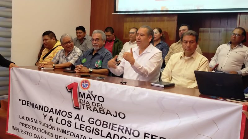 Marcharán el 1o. de Mayo integrantes del Movimiento Obrero de Puebla