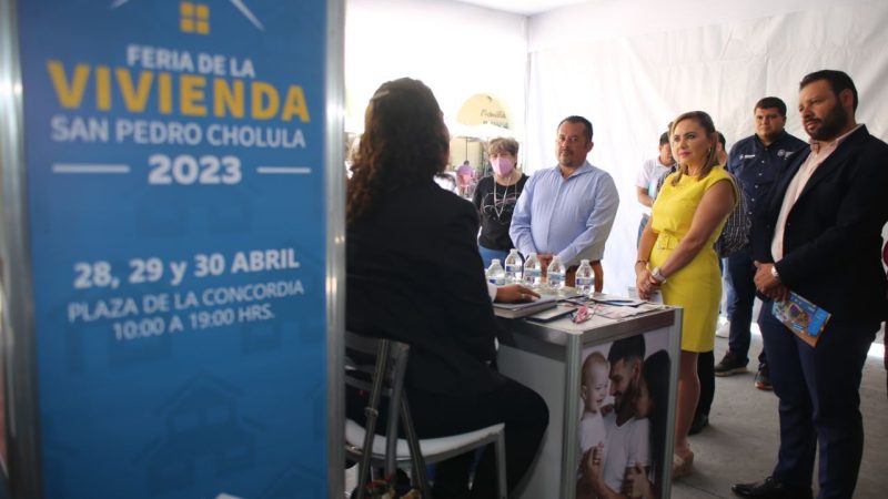 Realizan la “Feria de la Vivienda” en San Pedro Cholula