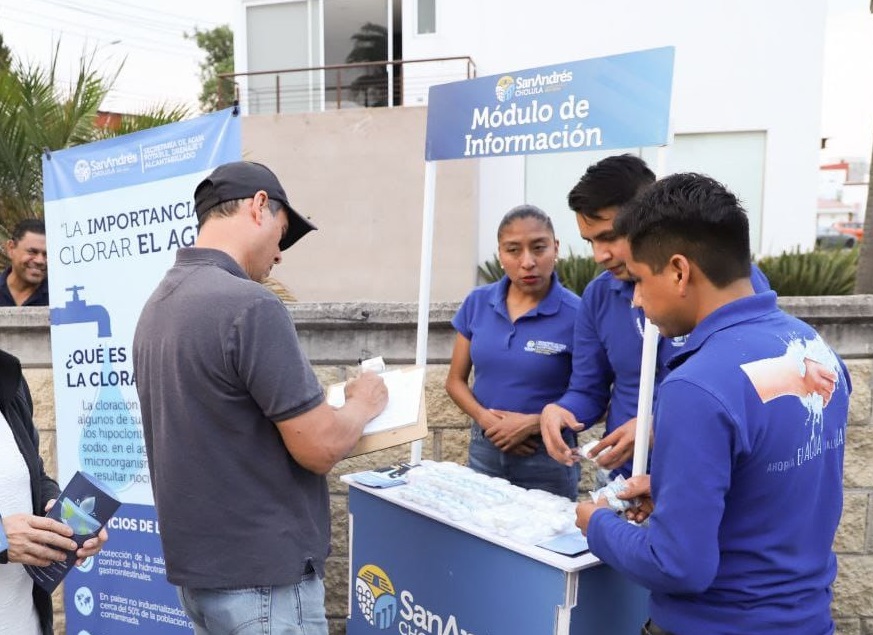 Inicia en San Andrés Cholula programa de mejoramiento de agua potable