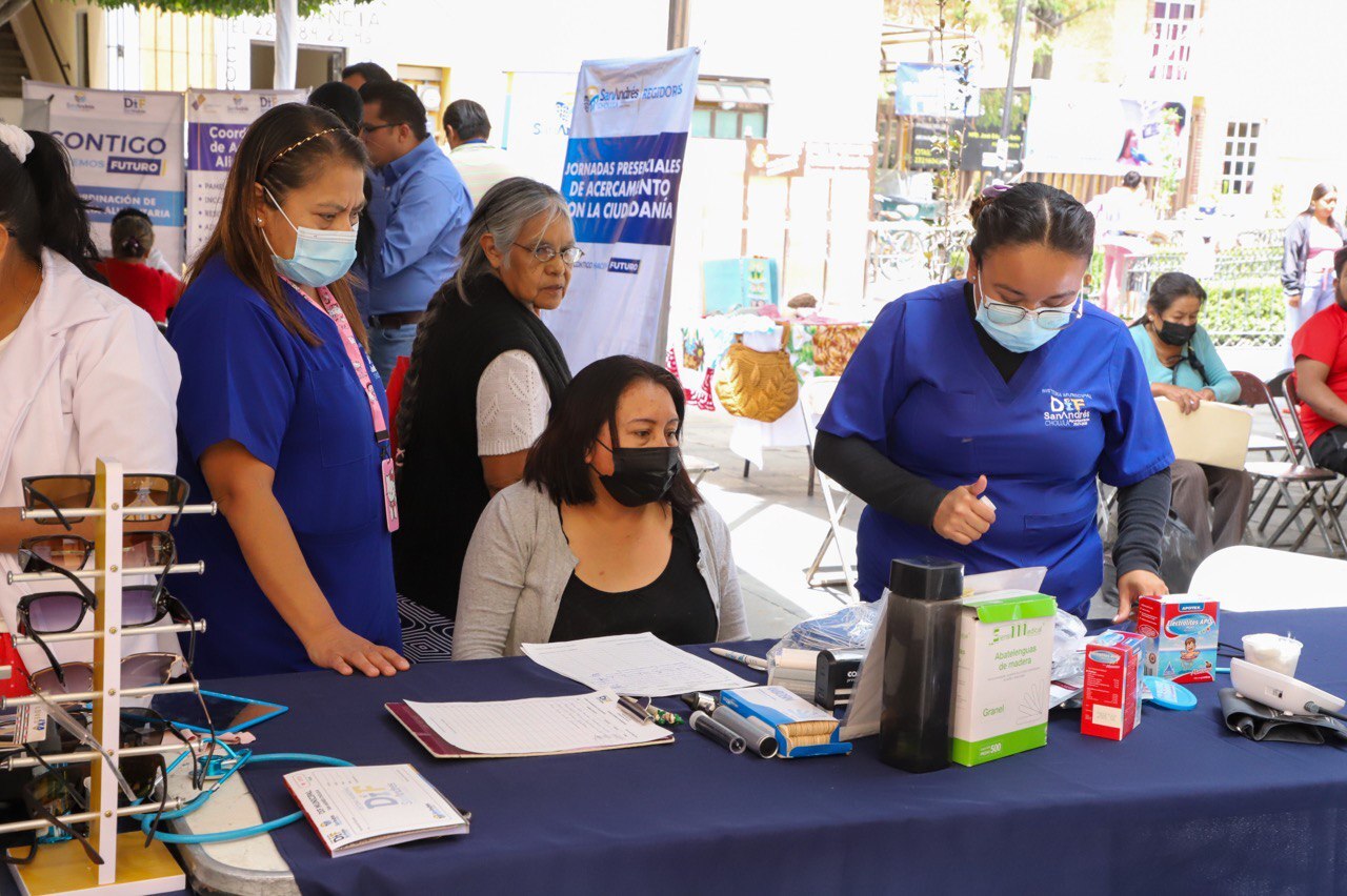 Realiza San Andrés Cholula Jornada de Proximidad en Tlaxcalancingo