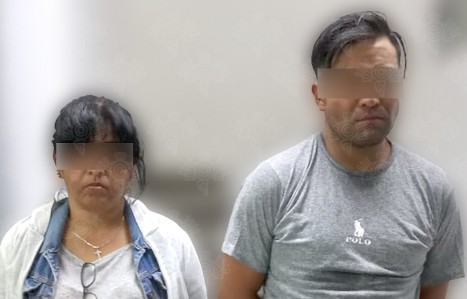 En Quecholac, pareja es detenida con envoltorios de posible droga