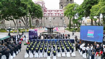 Cerca de 50 policías más, vigilarán la capital de Puebla