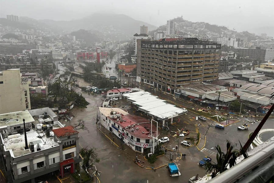 Otis deja sin luz a 500 mil personas en Guerrero