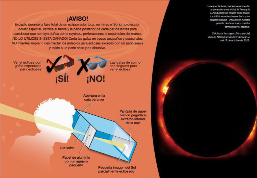 Este 14 de octubre, un eclipse solar anular será visible en México