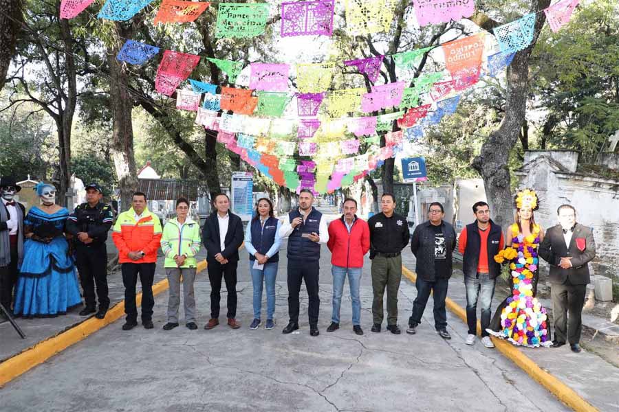 Presenta Ayuntamiento de Puebla operativo de “Día de Muertos”