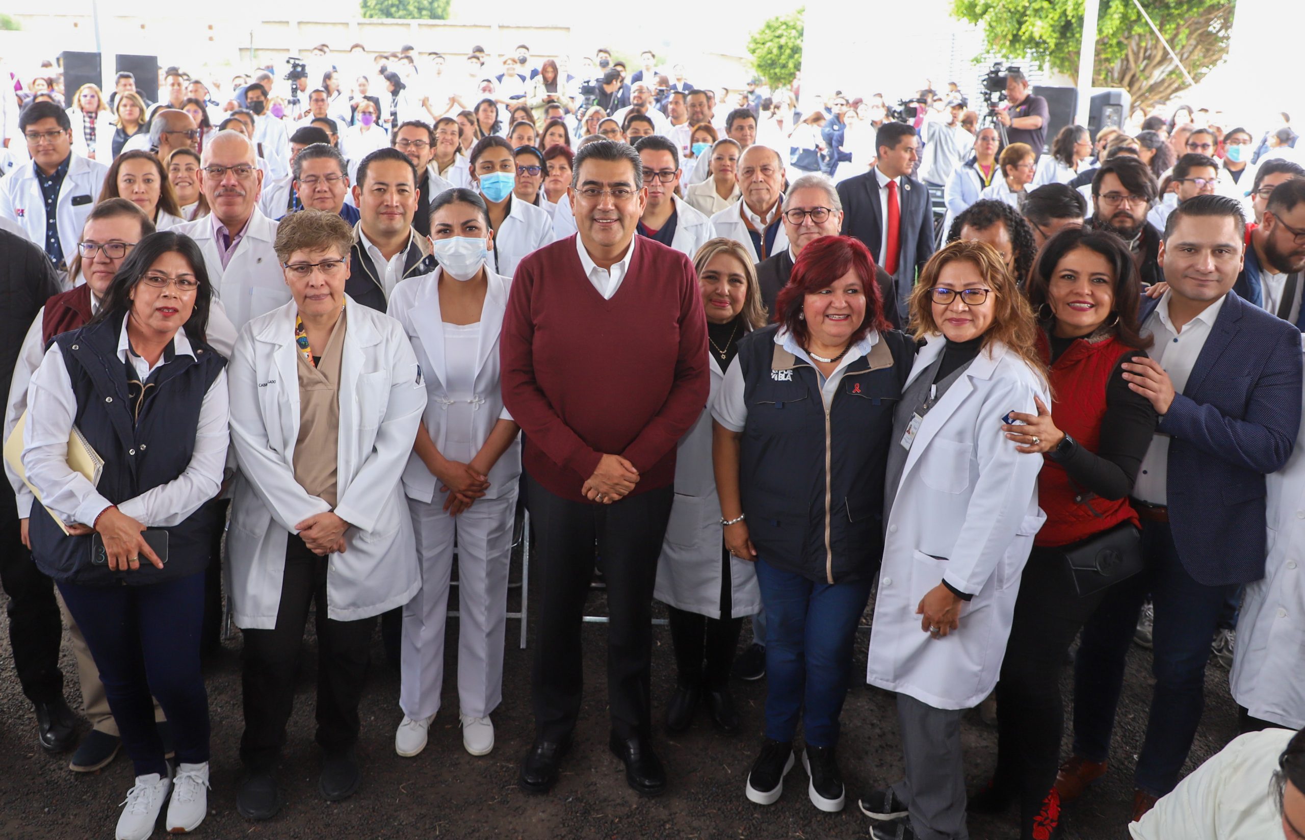 Garantiza Sergio Salomón derecho a la salud en Puebla