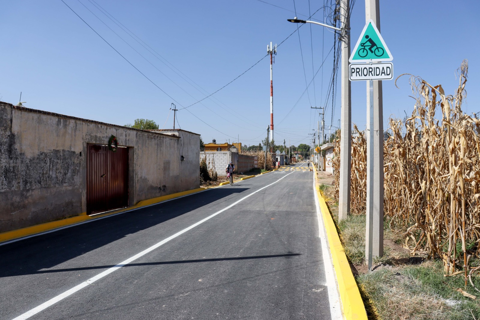 Inaugura Cholula infraestructura urbana en junta auxiliar de Tlautla