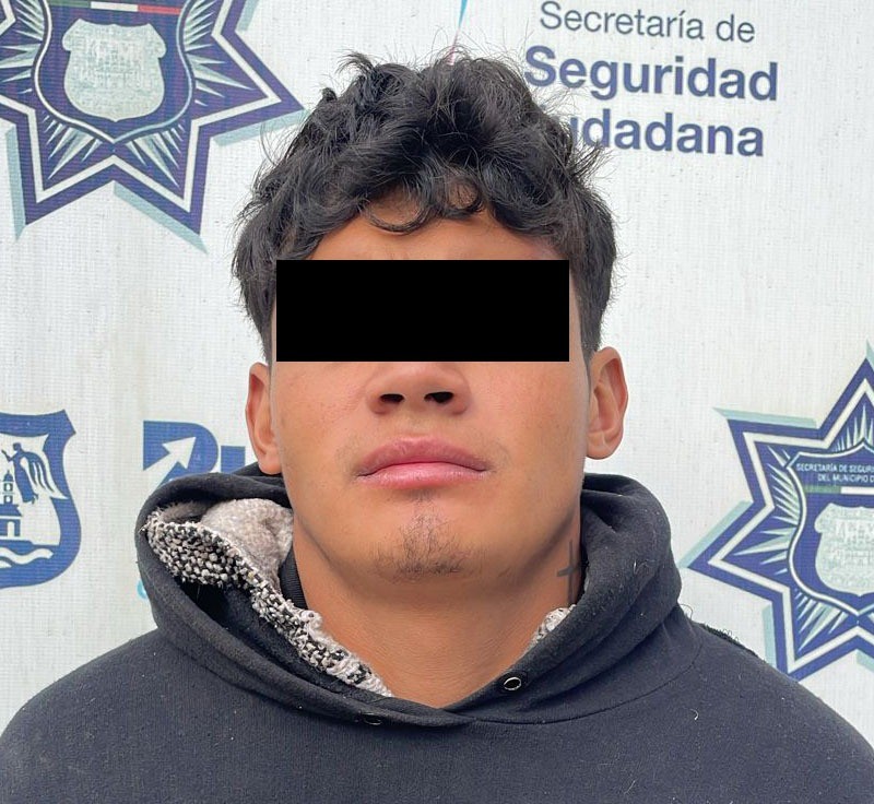 Detiene SSC de Puebla a hombre por robo a escuela