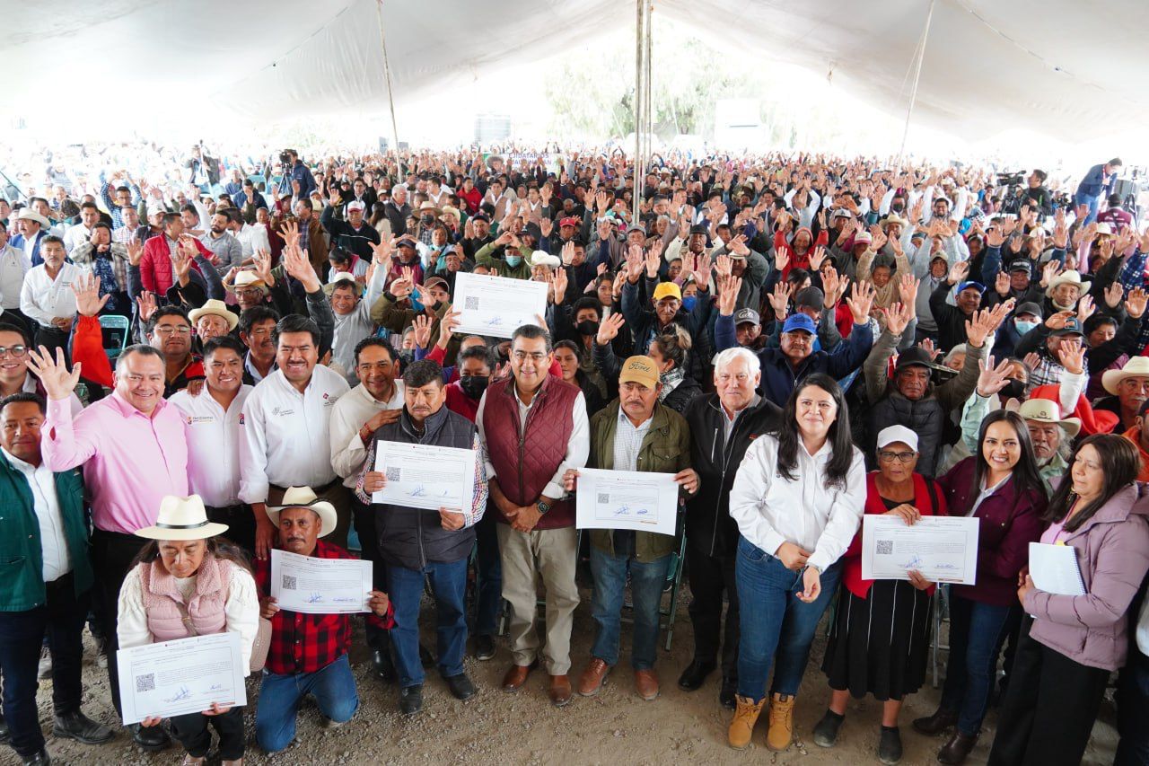 Arranca en Tepeaca el Programa Nacional Fertilizantes para el Bienestar 2024