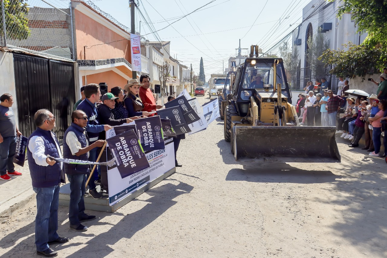 Inauguran obra en Cholula que beneficia a tres municipios