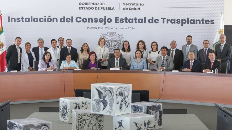 Instalan en Puebla Consejo Estatal de Transplantes