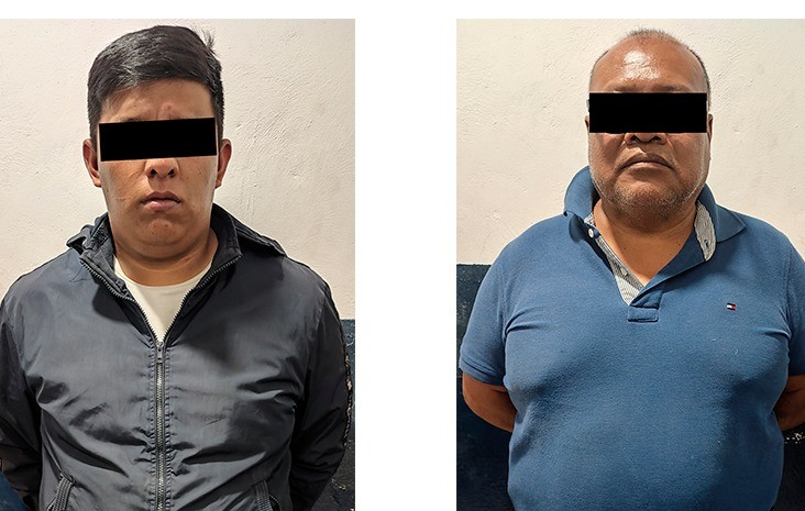Detienen a presuntos delincuentes tras asaltar un Oxxo en la capital de Puebla
