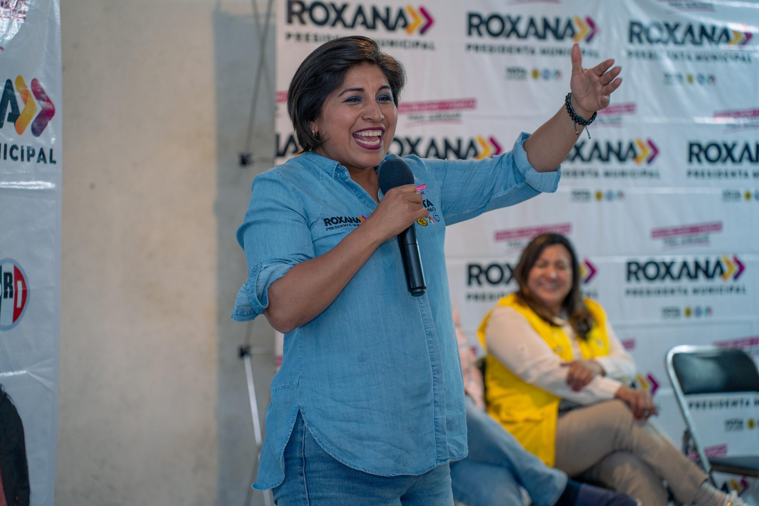 Anuncia Roxana Luna cierres de campaña en San Pedro Cholula