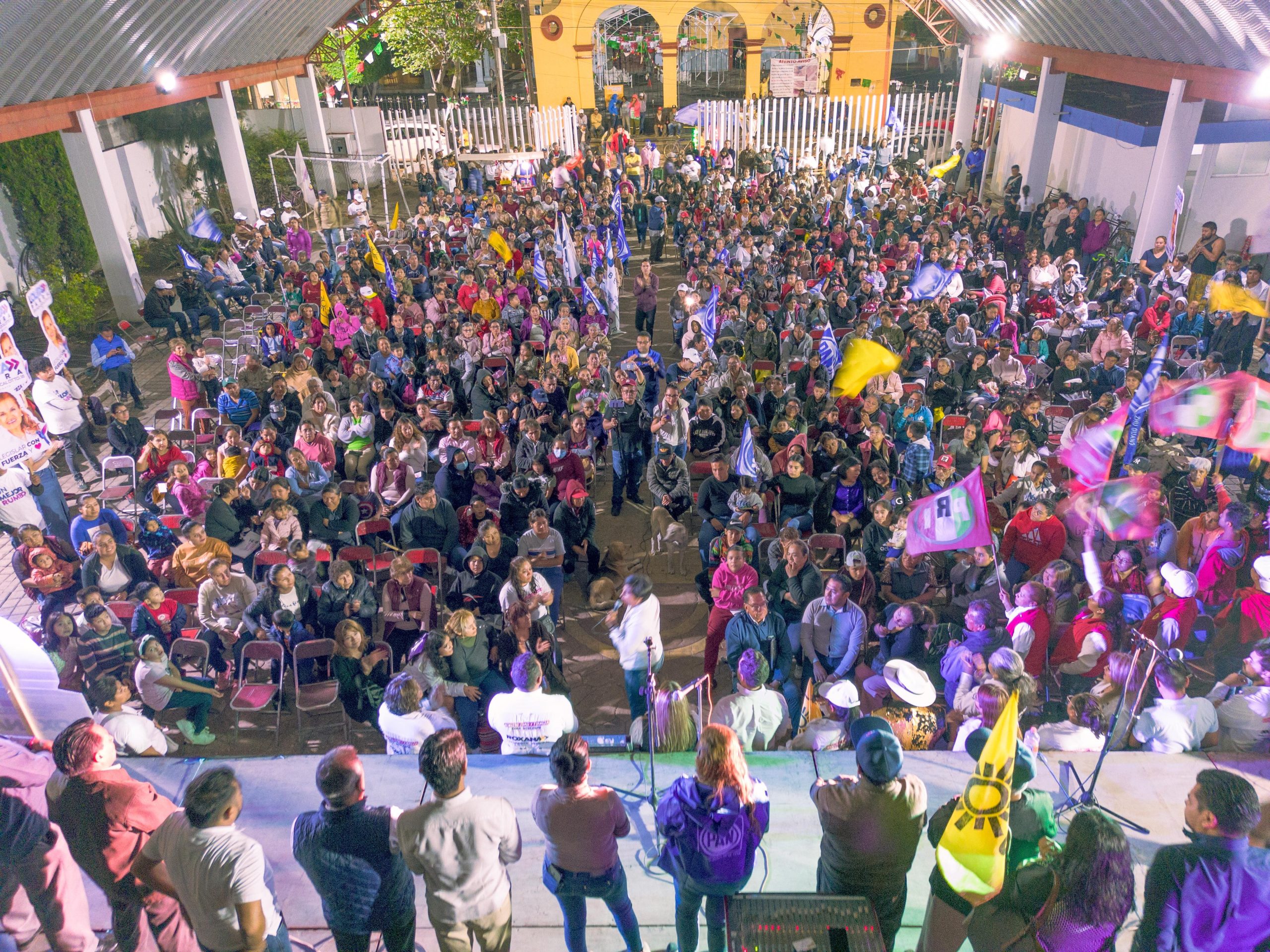 Va Roxana Luna en unidad con ediles auxiliares de San Pedro Cholula