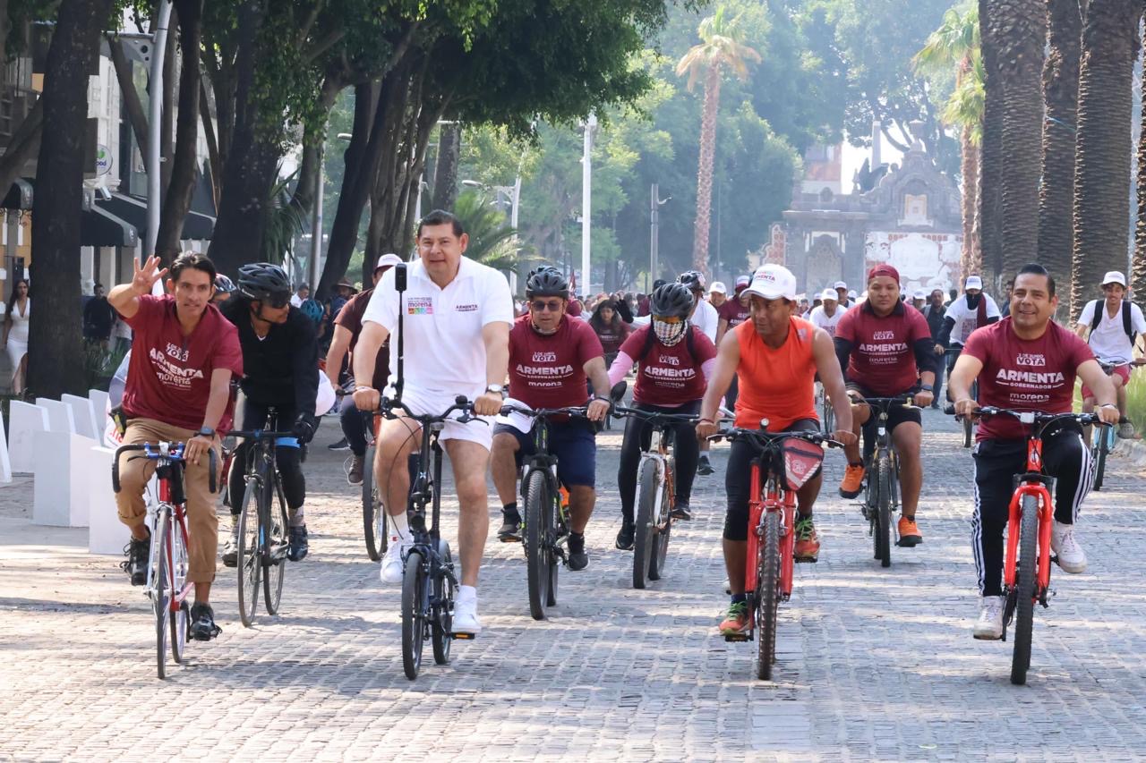 Afirma Alejandro Armenta que que es el candidato del deporte y la cultura del esfuerzo