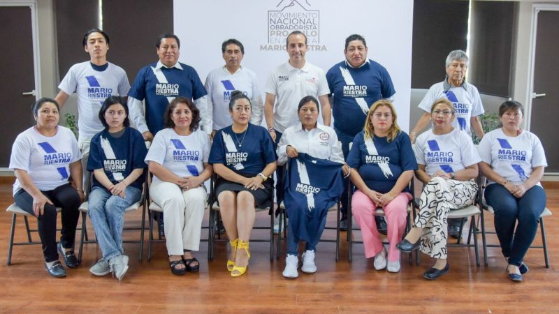 Obradoristas se suman al proyecto de Mario Riestra en la capital de Puebla