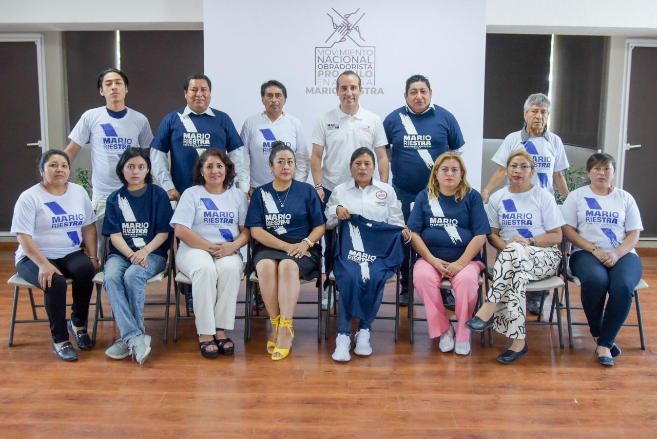 Obradoristas se suman al proyecto de Mario Riestra en la capital de Puebla