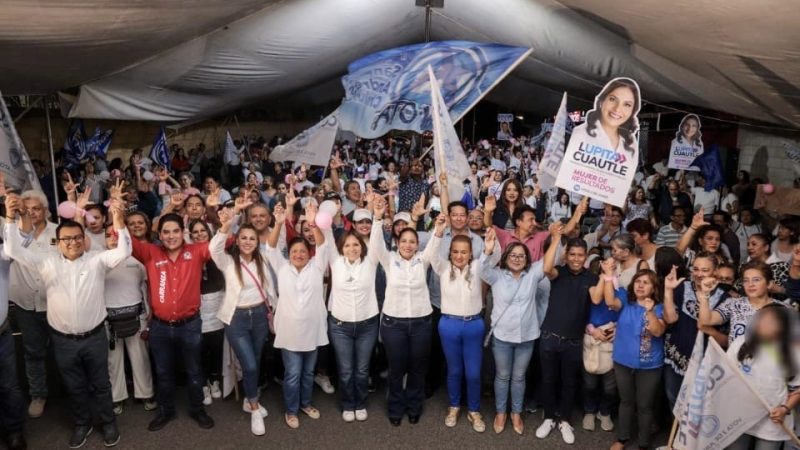 Afirma Lupita Cuautle que violencia en su contra no la intimida y pide salir a votar