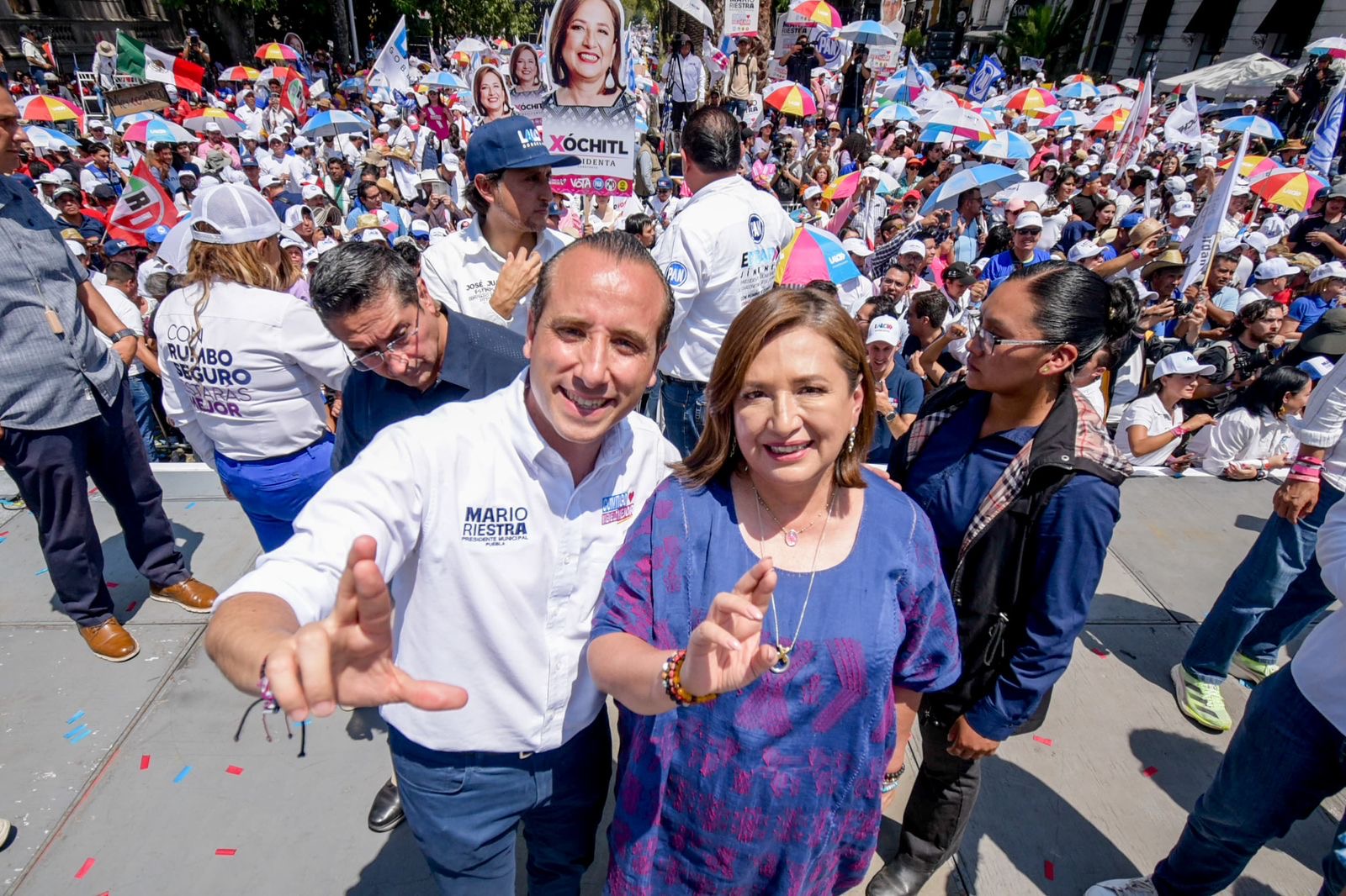 Afirma Mario Riestra que el “triunfo es un hecho” y que ganará la capital de Puebla