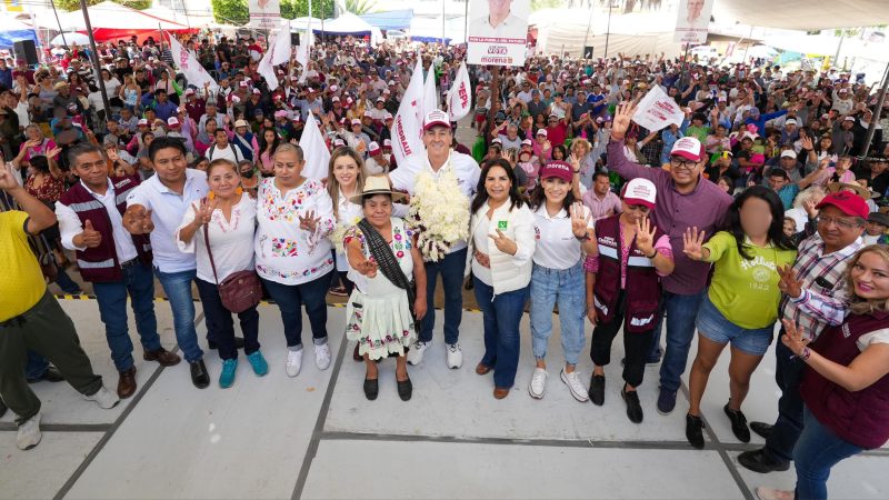 Llevar servicios públicos de calidad, promesa de Pepe Chedraui en San Miguel Canoa