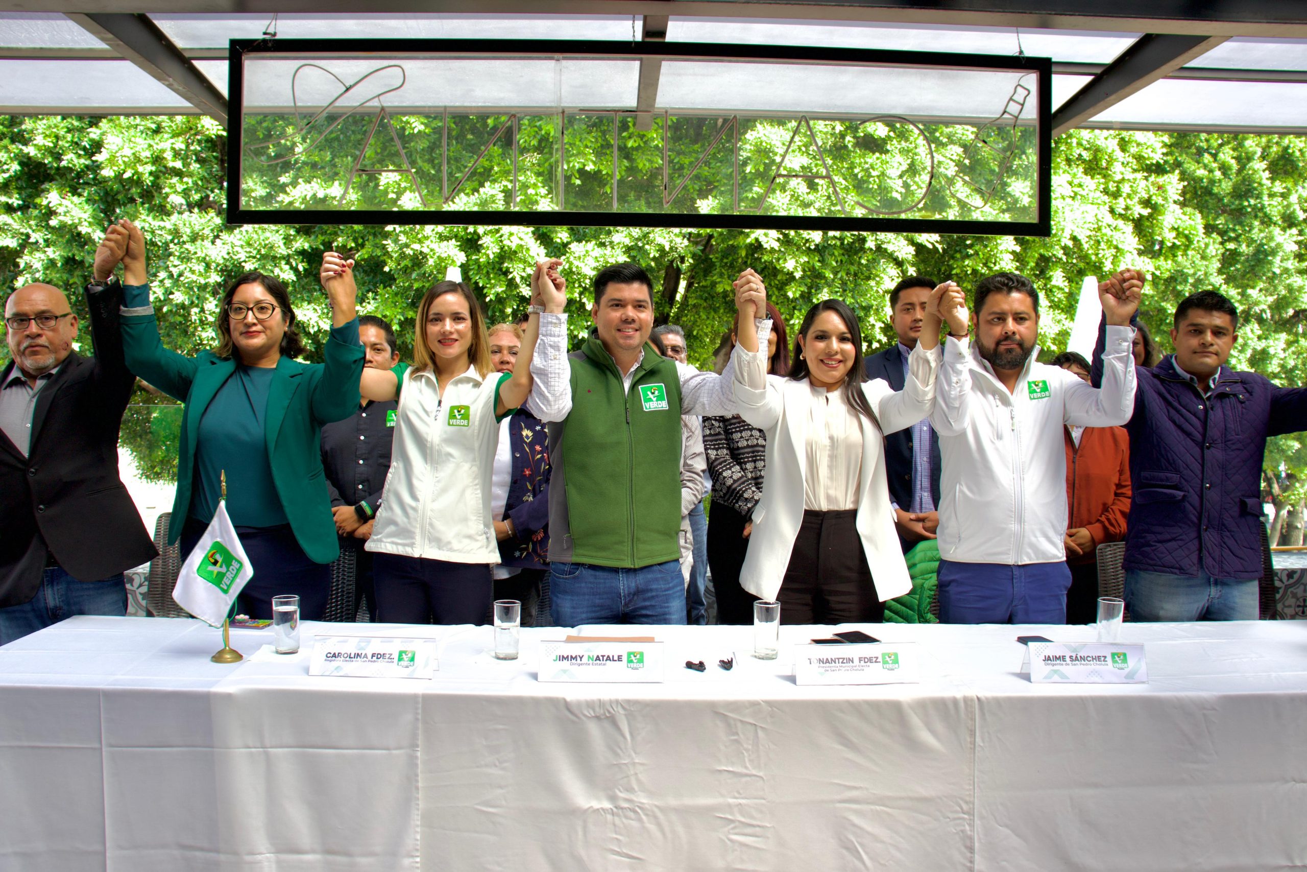 Apoya PVEM triunfo de Tonantzin Fernández en San Pedro Cholula