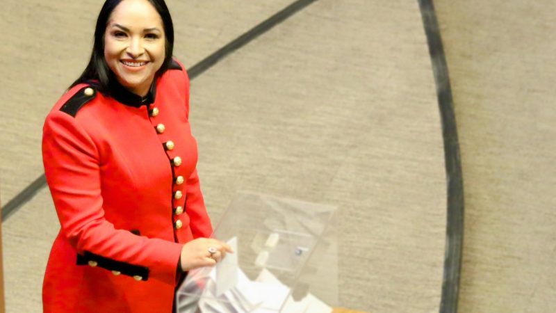 Rinde protesta Liz Sánchez como Senadora de la República en la LXVI Legislatura