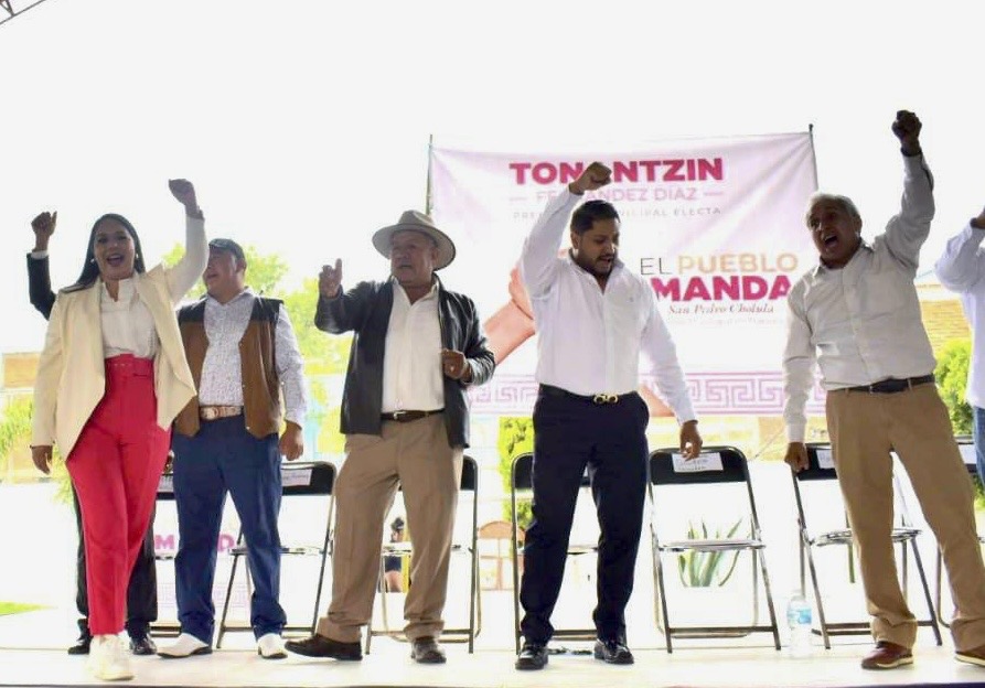 Inicia Tonantzin Fernández foros “El Pueblo Manda” en San Pedro Cholula