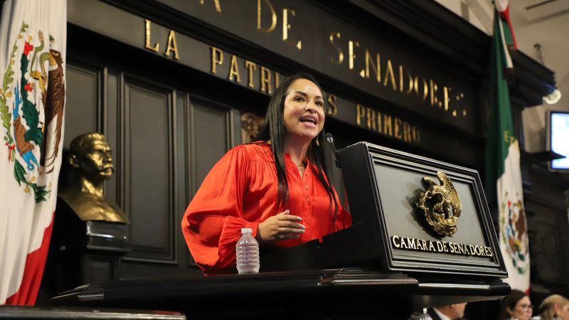 Respalda Liz Sánchez a trabajadores del Poder Judicial tras votar a favor de la reforma