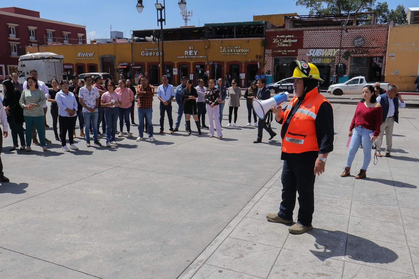 Moviliza Simulacro Nacional a 300 personas en Cholula