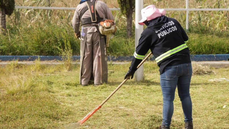 Rehabilitan espacios deportivos en San Andrés Cholula